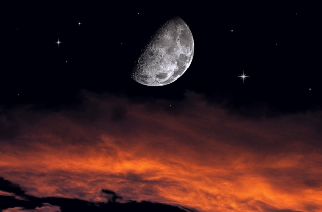 Yoga Mondphasen zunehmender Mond