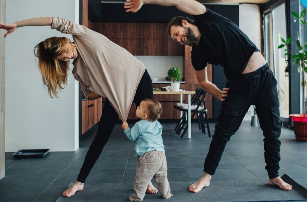 Mann und Frau fitness