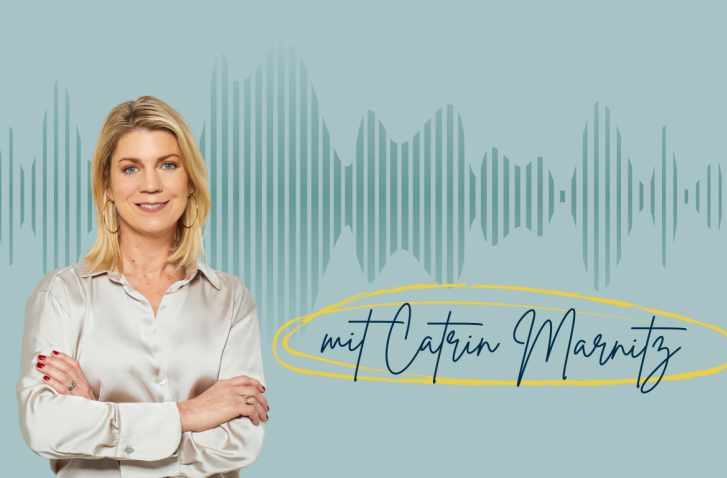 Podcastcover mit Foto von Catrin Marnitz