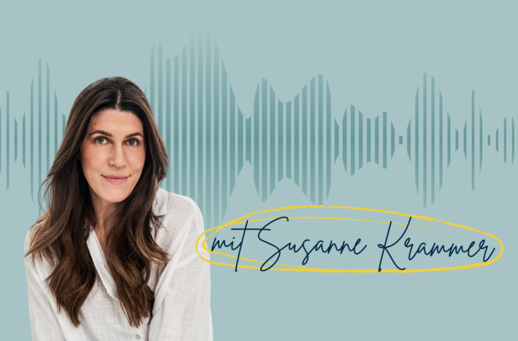 Podcastcover mit Foto von Susanne Krammer