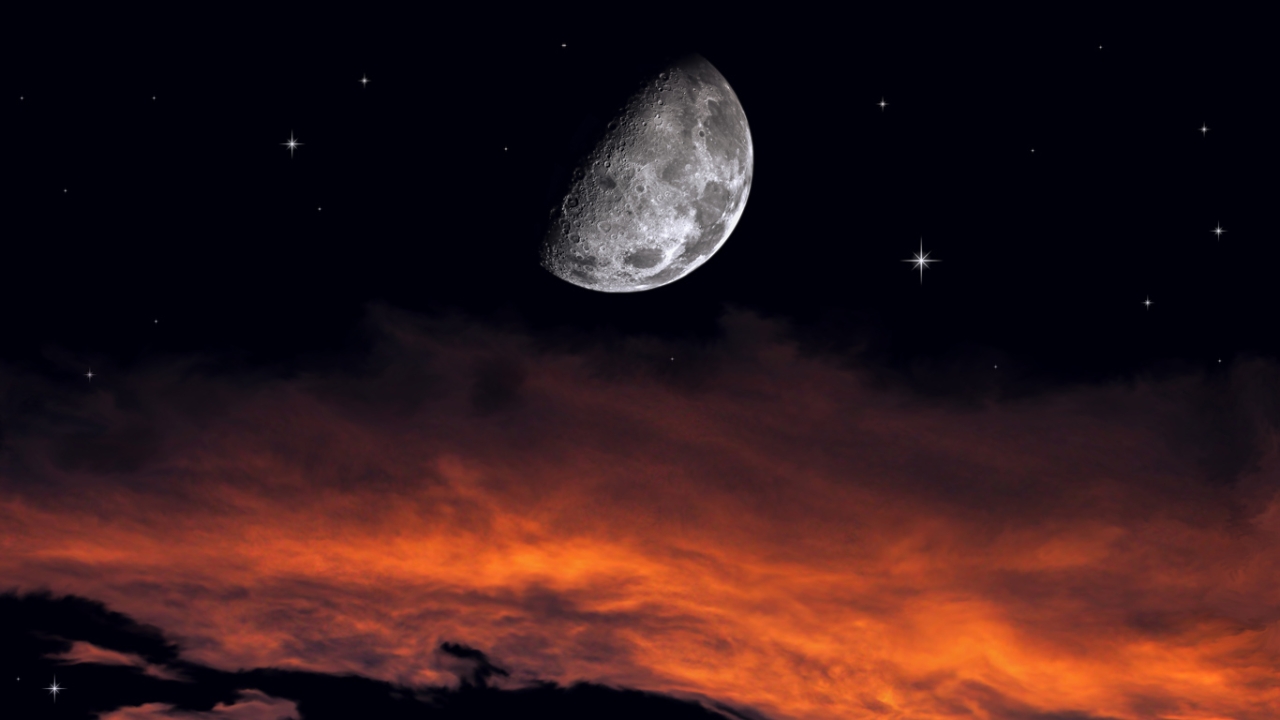 Yoga Mondphasen zunehmender Mond