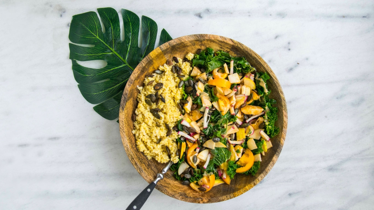 Pflanzliche Mahlzeit