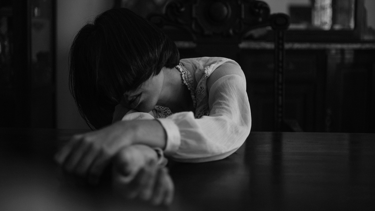 Depressionen erkennen Depressive Frau