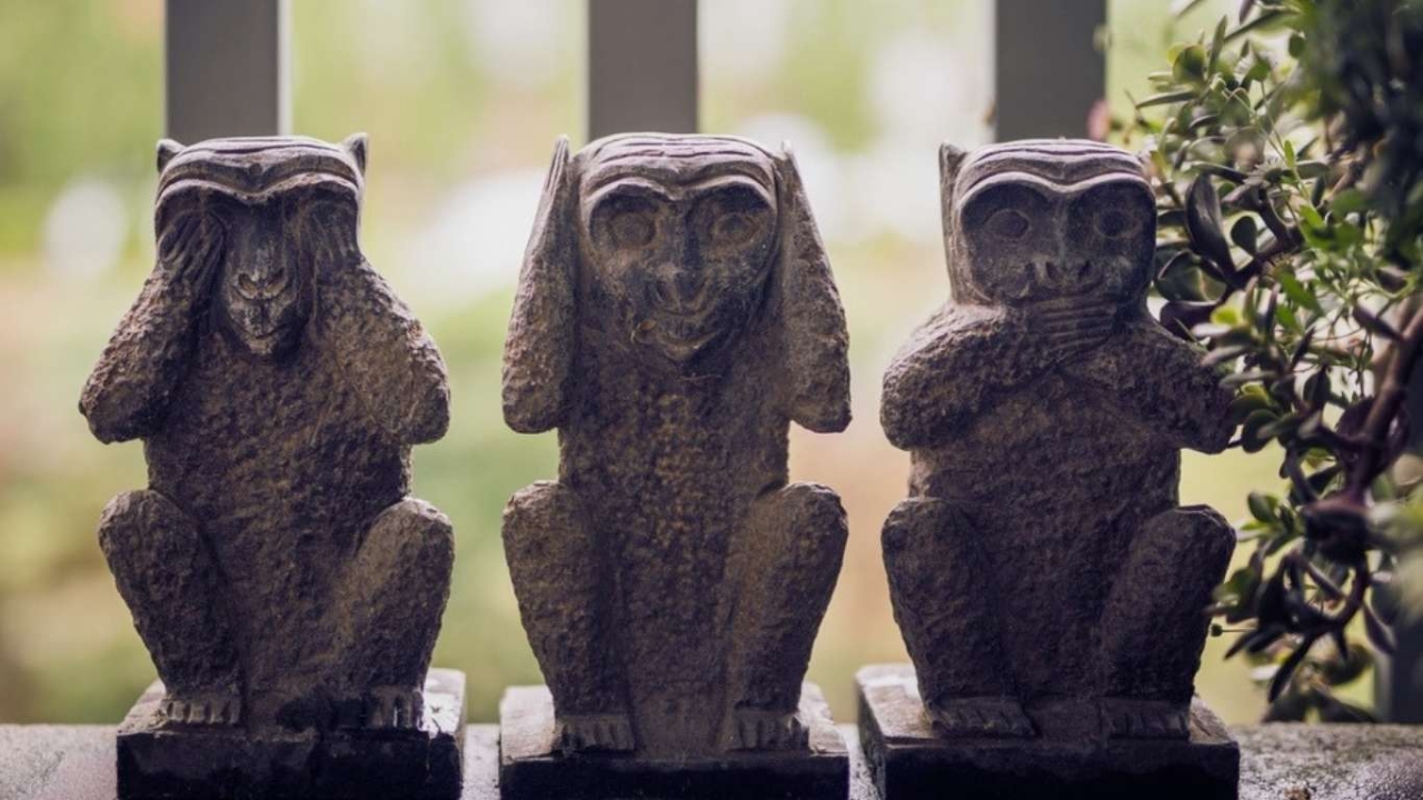 Die drei Affen Vorurteile