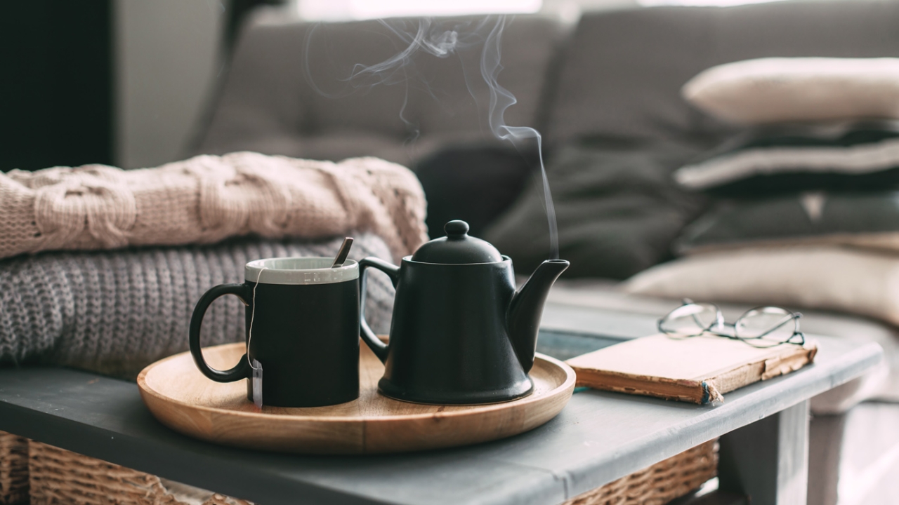 Hyggeliges Leben mit Tee Decken Buch