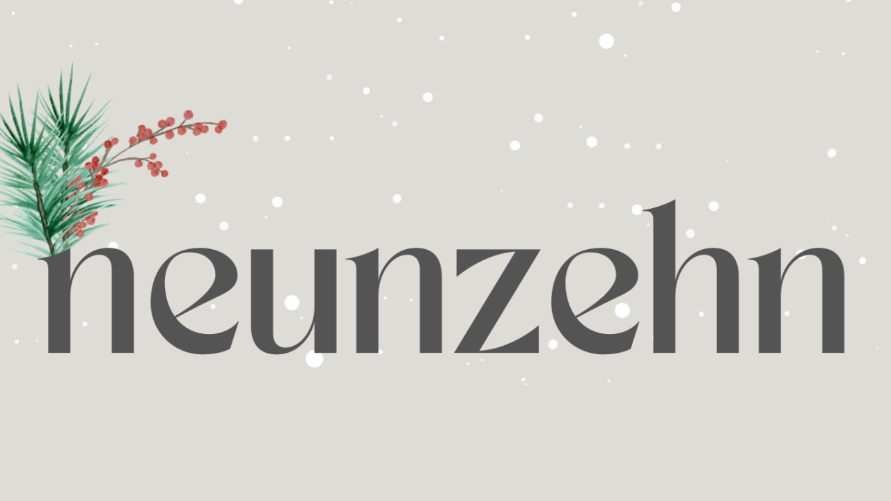 Adventskalender 19. Türchen