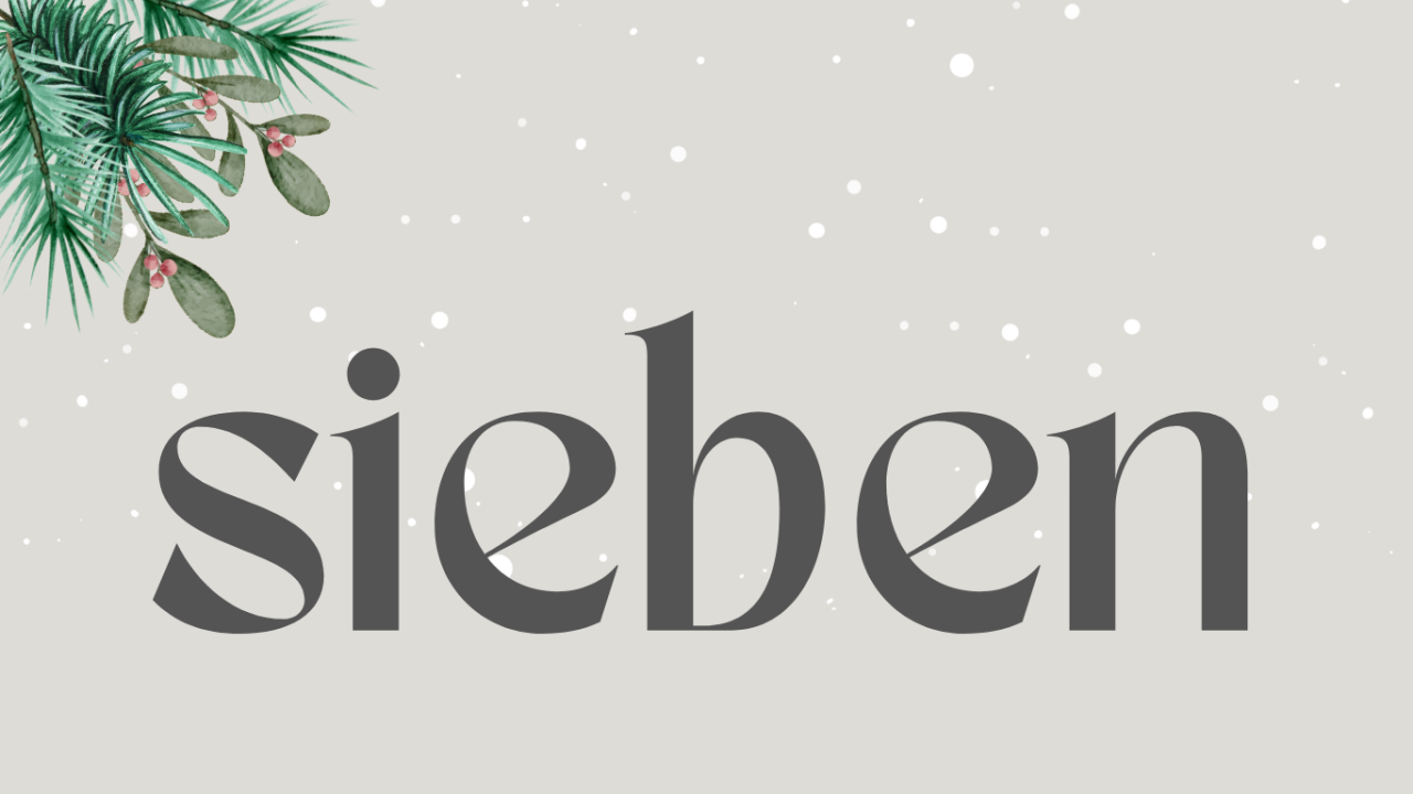 Adventskalender 7. Türchen Adventskalender 7. Türchen