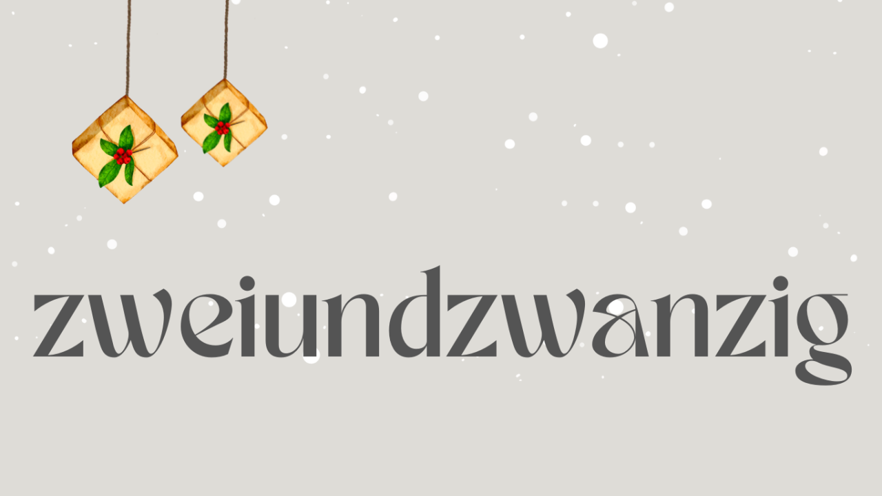 Adventskalender Türchen 22 Adventskalender Türchen 22
