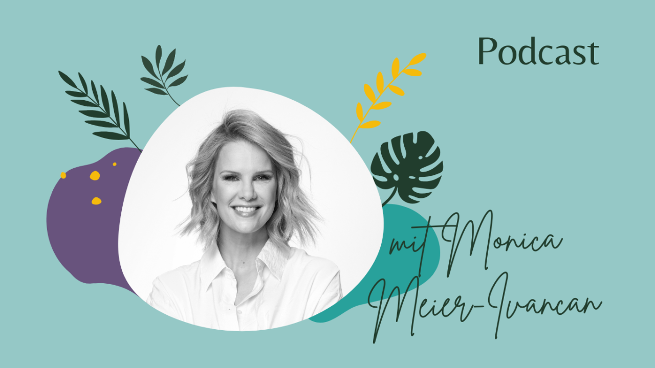 Podcastcover mit Foto von Monica Meier-Ivancan