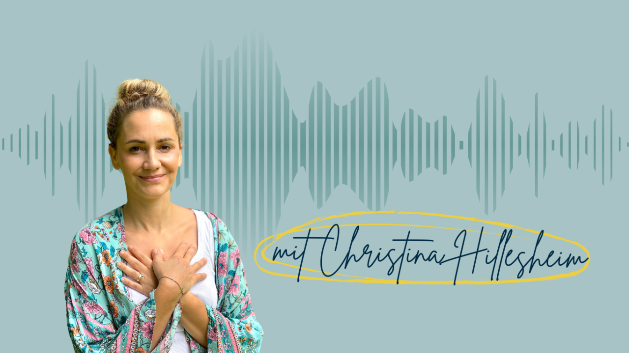 Was wir gegen die Angst tun können mit Christina Hillesheim Podcastcover mit Foto von Christina Hillesheim