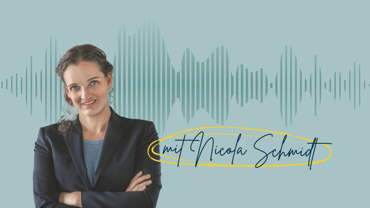 Podcastcover: Gespräche, die Kinder und Eltern gemeinsam wachsen lassen mit Nicola Schmidt