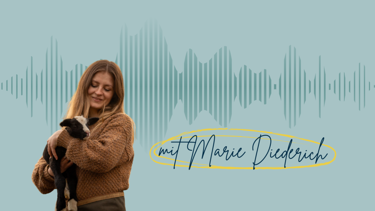 Podcast #164: Selbstversorgung für alle mit Marie Diederich Podcastcover mit Foto von Marie Diederich